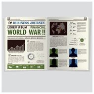 Business Journey Newspaper Lay Out