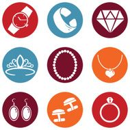 Vector Set of Jewellery Icons N5
