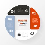 Circle infographic Diagram graph presentation N15