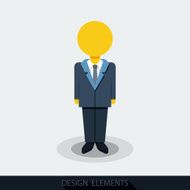 vector icons of businessman or manager N3