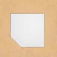 White paper label Vector illustration N2