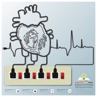 Electric Wire Heart Wave Education Infographic N2