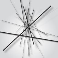 Abstract background with overlapping crossed lines