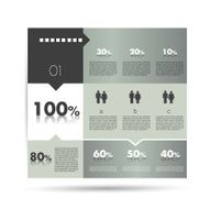 Box diagram template Infographics module scheme N11