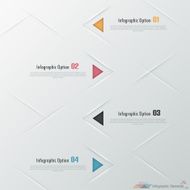 Modern infographics options banner N658