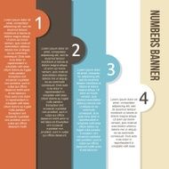 numbers banner