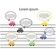 Vector of Traffic Infographic N3