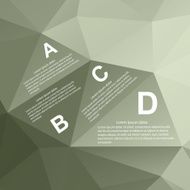 Geometry Infographic Vector illustration