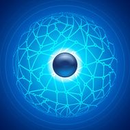 social network infographic abstract background concept illustration vector N2