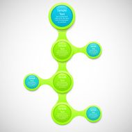 metaball colorful round diagram infographics N137