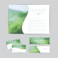 Vector corporate identity Abstract backdrop banner design temp N2