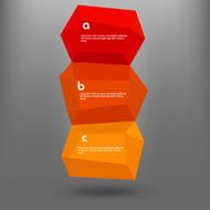 vector design in form of crystals