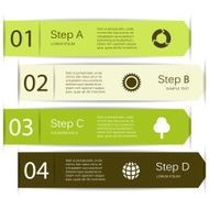 Modern vector info graphic for business project N254