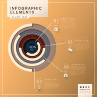 abstract pie chart infographics N17