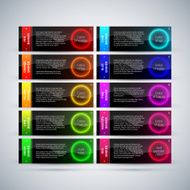 Abstract infographics banner design N56