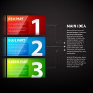 Abstract infographics banner design N61
