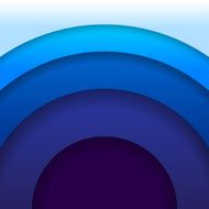 Abstract blue paper circles background N7