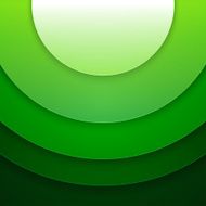 Abstract green paper circles vector background N7