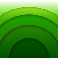 Abstract green paper circles vector background N8