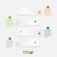 Modern infographics template N96