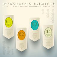 abstract 3d tag infographics N16