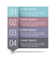 Design Template with Four Elements N9