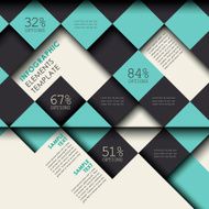 vector abstract 3d paper infographics N71