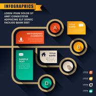 vector abstract 3d paper infographics N72