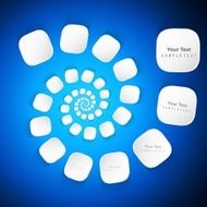 abstract stylish circle technology blue colorful baclground vector illustration