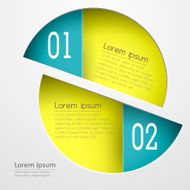 vector abstract 3d paper infographics N77