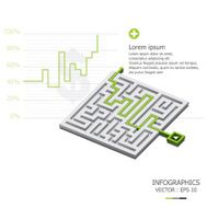 Maze Infographics Design Template