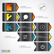 Modern infographics template N97