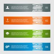 Ragged infographics