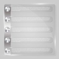 Vector glass pattern infographics N4