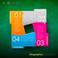 Abstract infographics N223