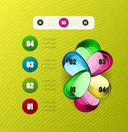 Shiny creative modern infographic design