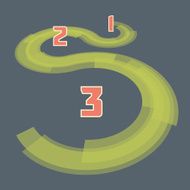 Flat Steps Infographic Elements