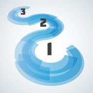 Steps Infographics Elements