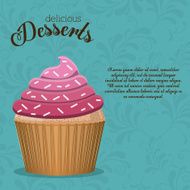 Desserts design vector illustration N13