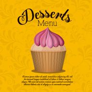 Desserts design vector illustration N14