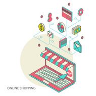 Icons for mobile marketing and online shopping N11