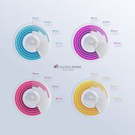 Business circle infographic template N9