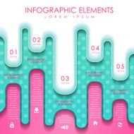 colorful creative melting style infographic elements N2