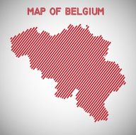 Map of Belgium N13