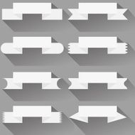 Modern ribbons and banners N2