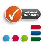 Get A Quote Button Ger Black Orange PiAd