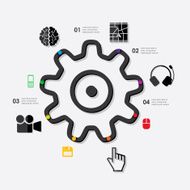technology infographic N58