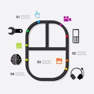 technology infographic N61