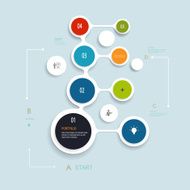 Minimal Infographics elements design