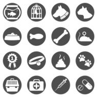 Vector Set of Pets Icons N11